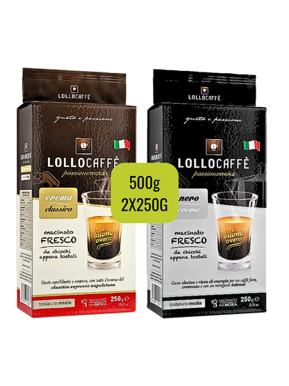 Nero Crema/Crema Classico molido 500g