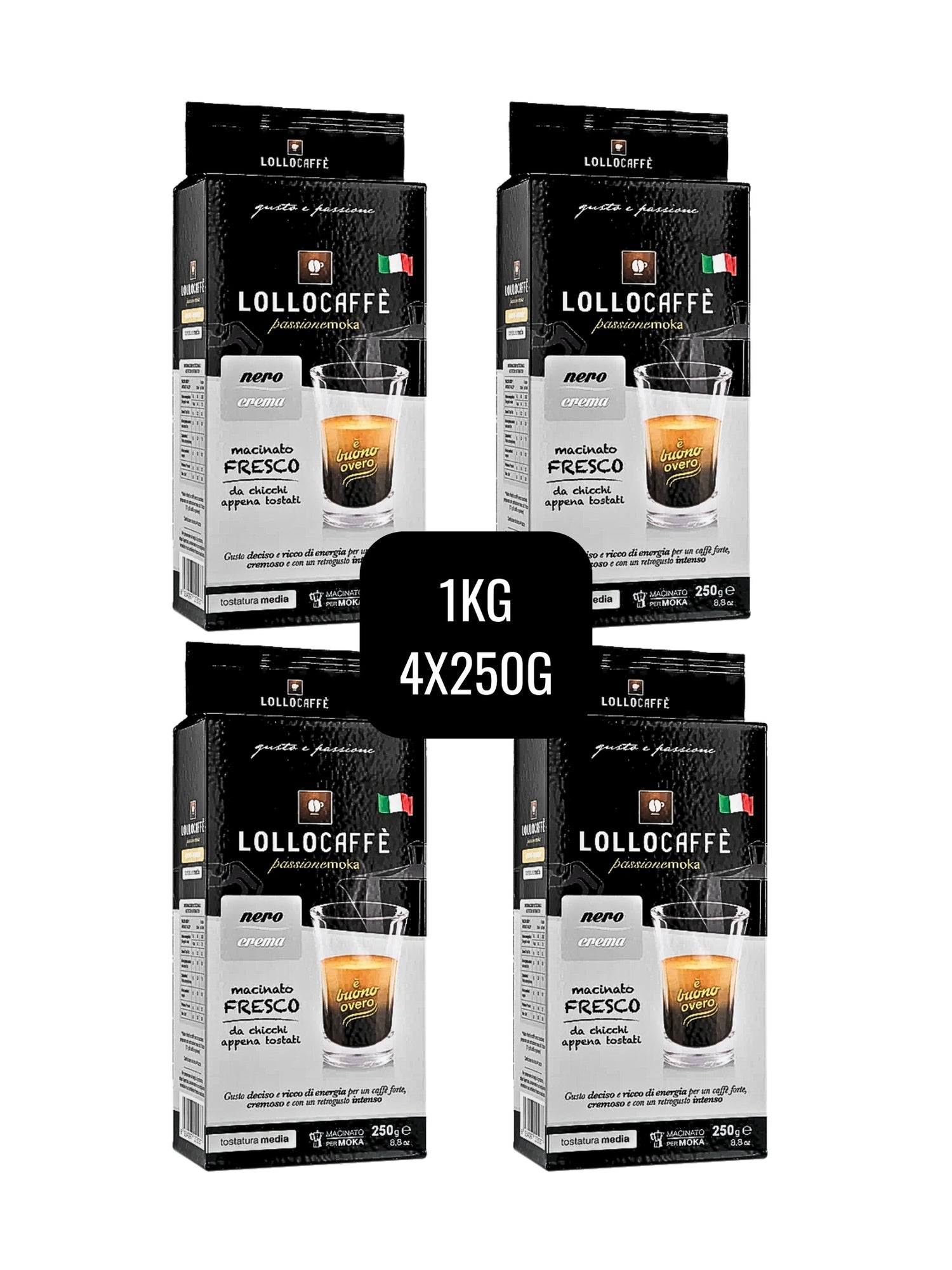 Nero Crema molido 1 Kg.